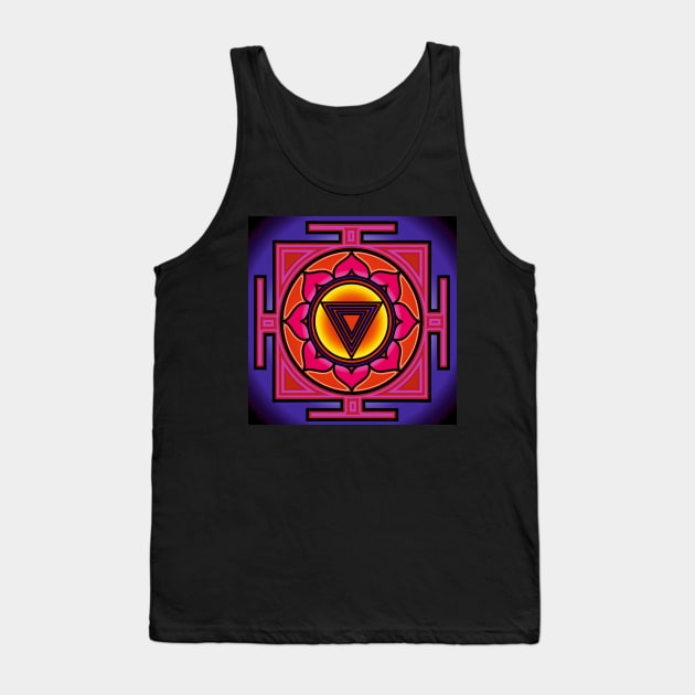 KALI Yuga Yantra (13) Tank Top by GourangaStore